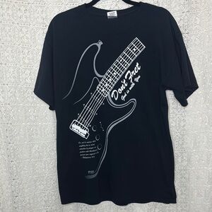 Gildan Black Short Sleeve Guitar Graphic Tee